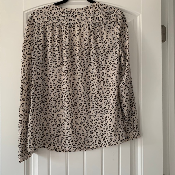 LOFT Animal Print Blouse - Picture 2 of 5